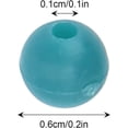 thumbnail image 2 of ZOUSSIQI Perles de Choc en Caoutchouc, Résistantes à l'Extrusion, Perles de Plate-Forme en Silicone 50 Pcs/ensemble Gel Doux pour Protéger la Tête de la Canne et de la Bouée CA919-12186, 2 of 8