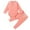 Pink, variant on Dakiuu 0-2t Baby Boys Girls Winter Fall Clothes 2 Pieces Ribbed Half Button Down Long Sleeve Romper Bodysuit Pants Set Infant Newborn Spring Solid Rib Jumpsuit Outfits Black 6-12 Months (80)