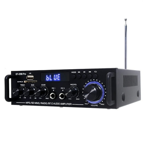 Woopker Amplifier Bt 298 Pro Home Theater Amplifier Dual Channel Stereo 5.0 Maximum 800W New Upgrade ,High Sound