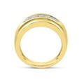 thumbnail image 3 of Diamond Princess 14kt Yellow Gold Mens Round Diamond Wedding Channel Set Band Ring 1/2 Cttw, 3 of 4