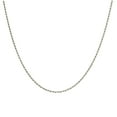 thumbnail image 2 of Sterling Silver Solid Rope Chain Silver 040 2mm-7", 2 of 3