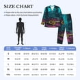 thumbnail image 4 of Hirioo Lost Golden Key for Men's Pajama Sets 2 Piece Pjs Men's Long-Sleeved Pajama Set Button Down Sleepwear,S-XXL-Large, 4 of 7