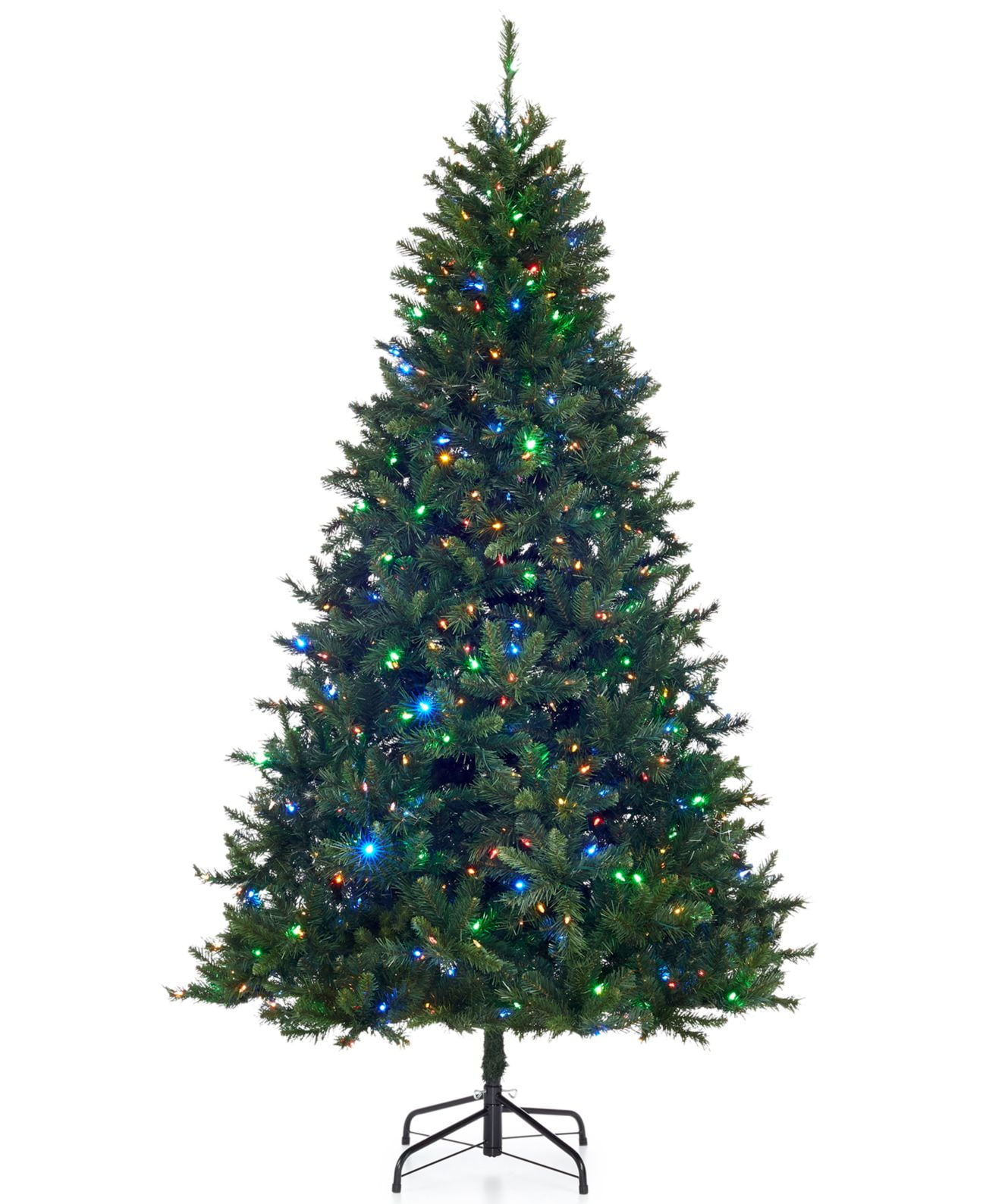 Holiday Lane 7.5′ PreLit Color Changing LED Christmas Tree (Green