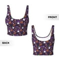thumbnail image 5 of Lsque Halloween Sweet Candy Printed Women'S Sports Bra, Compression, Moisture Wicking, High-Impact Sports Bra For Women,Supportive sports bra-XX-Large, 5 of 9