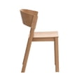 thumbnail image 3 of !nspire Mid-Century Modern Solid Wood & Oak Veneer Dining Chair, Set of 2-Color:Natural, 3 of 6