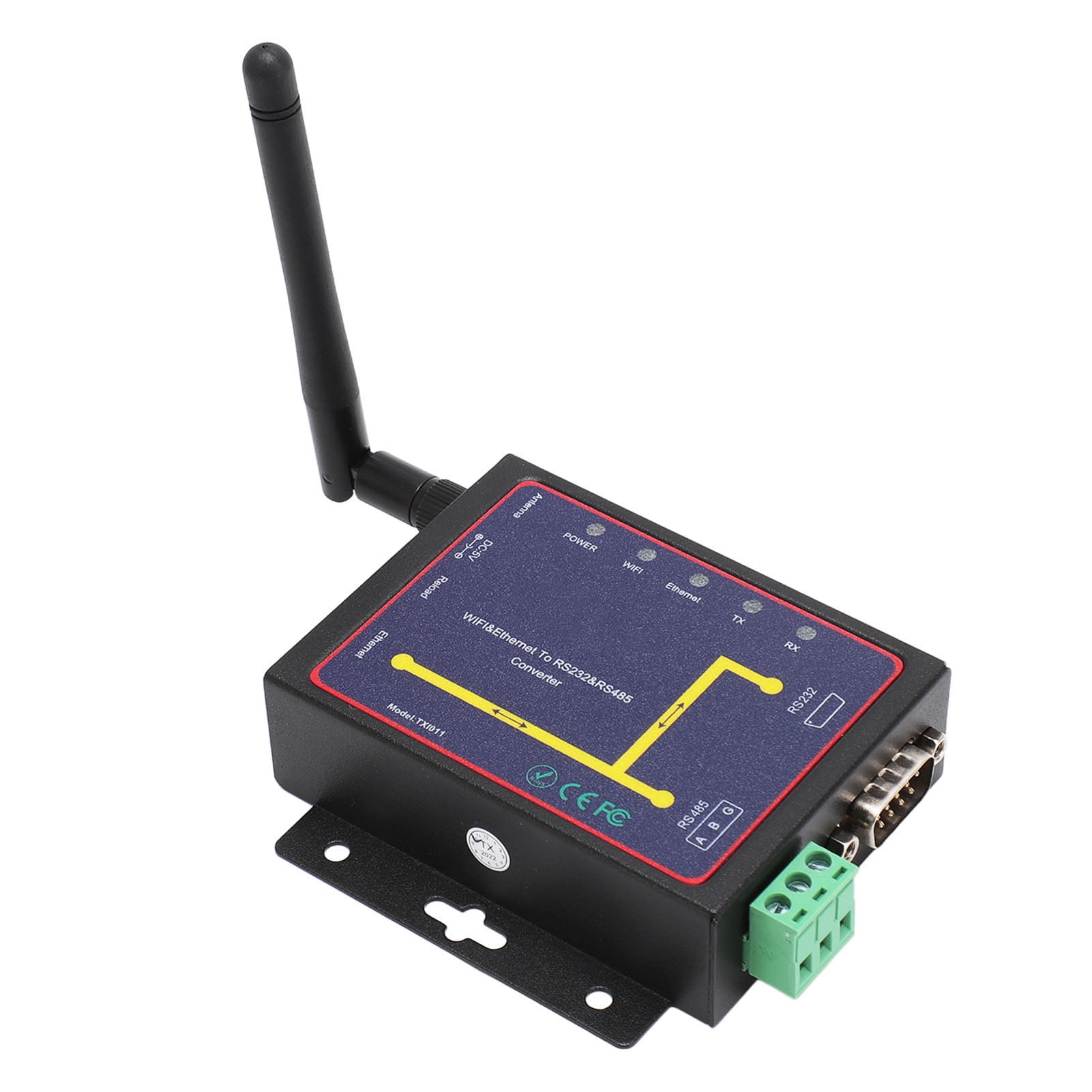 Convertidor RS232 RS485 De Serie A Ethernet Adaptador De Puerto Dual convertidor-rs232-rs485-de-serie-a-ethernet-adaptador-de-puerto-dual