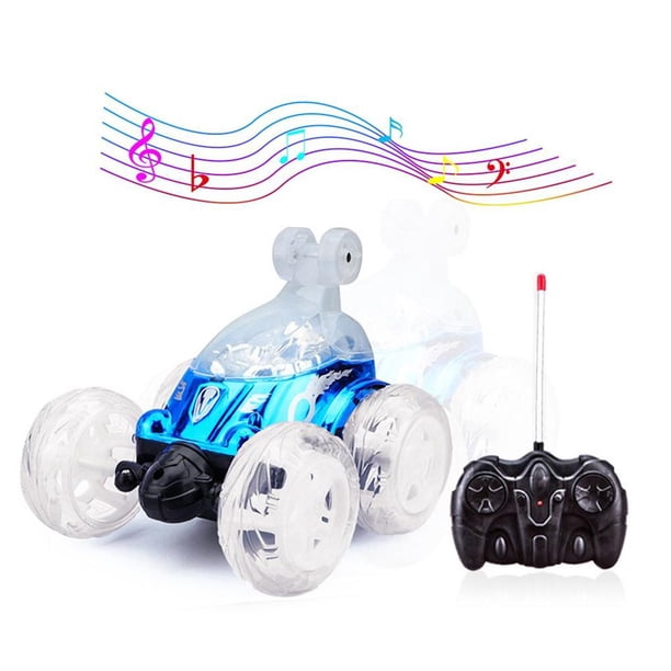 Bearachild Regalo seguro y exquisito del coche del del control del arte para los niños 180°/90° que conducen el coche teledirigido del Accesorios para drones aéreos azul