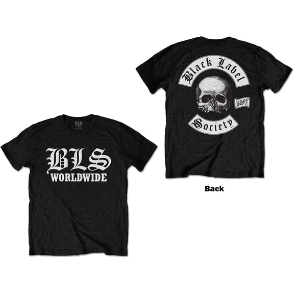 Black Label Society Men's Worldwide T-Shirt Small | Officially Licensed Merchandise