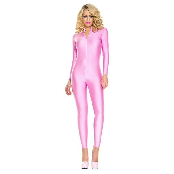 Music Legs GTIN Long Sleeve Bodysuit Adult Costume Pink - Small/Medium 70713-PINK-SM