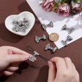 thumbnail image 4 of 10 colgantes de acero inoxidable de 3,5 mm con nudo de martillo de Thor, colgantes de plata para pulseras, collares, joyas y manualidades., 4 of 7