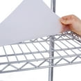 thumbnail image 5 of 6-Tier Wire Shelving,Steel Storage Rack,Height Adjustable Metal Shelving for 1000 LBS Capacity,Chrome, 5 of 6