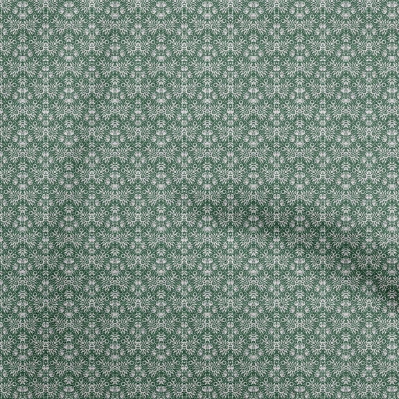 oneOone Viscose Jersey Green Fabric Texture Quilting Supplies Print Sewing Fabric By The Yard 60 Inch Wide