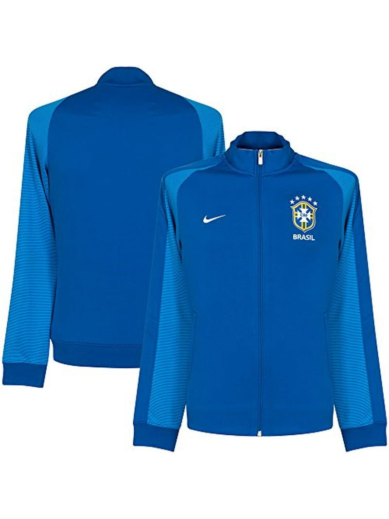 2016-2017 Brazil Authentic N98 Track Jacket (Blue) Walmart.com