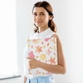 thumbnail image 6 of FORMRS 3 Ring Binder 1.5 inch with Pockets Set of 2 Clip Board 200 Sheets Capacity, White Floral Orange, 6 of 8