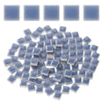 thumbnail image 1 of 205 piezas de azulejos de cerámica cuadrada, azulejos de mosaico manchados a granel para manualidades de arte (200 g, azul claro), 1 of 7