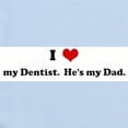 thumbnail image 2 of CafePress - I Love My Dentist. He's My D Infant Bodysuit - Baby Light Bodysuit, Size Newborn - 24 Months, 2 of 4