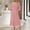 005 Pink, variant on Women's Lantern Long Sleeve Ribbed Knit Sweater Dress Casual Crew Neck High Waisted Long Dresses A-Line Ruffle Hem Flowy Dresses