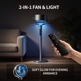 thumbnail image 6 of Akires Fan for Bedroom, 120°+120° Oscillating Standing Fan, Air Circulator Fan with Remote, Quiet, 4 Modes, 16 Speeds-Gray, 6 of 8