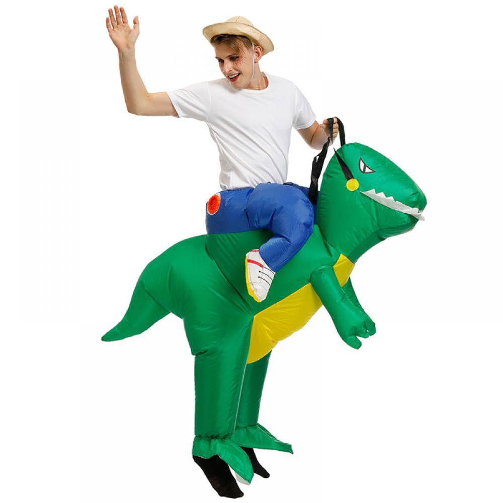 Buy Balems Creations Inflatable Costume Dinosaur Riding a T-Rex Air ...