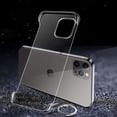 thumbnail image 1 of Ultrafino transparente para Apple iPhone 14 13 12 Mini 11 Pro Max Xr XS 7 8 Plus SE 2020 carcasa dura de lujo sin bordes Tan Jianjun unisex, 1 of 2