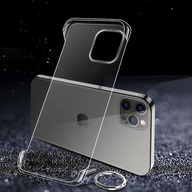 Ultrafino transparente para Apple iPhone 14 13 12 Mini 11 Pro Max Xr XS 7 8 Plus SE 2020 carcasa dura de lujo sin bordes Tan Jianjun unisex