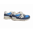 thumbnail image 1 of New Balance 574 Sneakers Men's 5 /Women's 6.5 D Blue Suede White Gum Sole, 1 of 6