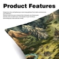 thumbnail image 2 of Map section Luxurious Velvet Throw Pillow Inserts with Unique Patterns - Set of 2 (16x16, 18x18, 20x20 Inches) for Bed, Chair Pillow Covers for Any Occasion, 2 of 6