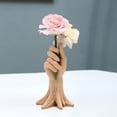 thumbnail image 1 of Xihbxyly Jarrón de Resina Creativo con Diseño Humanoide, Maceta Moderna para Suculentas, Decoración Suave para El Hogar y La Oficina, Regalo Único para Bodas y Festividades, Tamaño 15 X 10 Cm., 1 of 5