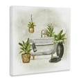 thumbnail image 4 of Stupell Industries Bathroom with Plants Bath & Laundry Painting Wrapped Canvas Art Print Wall Art, 30 x 30, 4 of 8