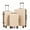 Beige, variant on Homefun 3 Piece ABS Spinner Luggage Set 20 24 28 Inch Matching Color Combination Lock Carry On Suitcase,Dark Gray