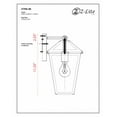 thumbnail image 7 of 1 Light Outdoor Wall Mount In Traditional Style 8.25 Inches Wide By 13.25 Inches High-Oil Rubbed Bronze Finish Z-Lite 579M-Orb, 7 of 7