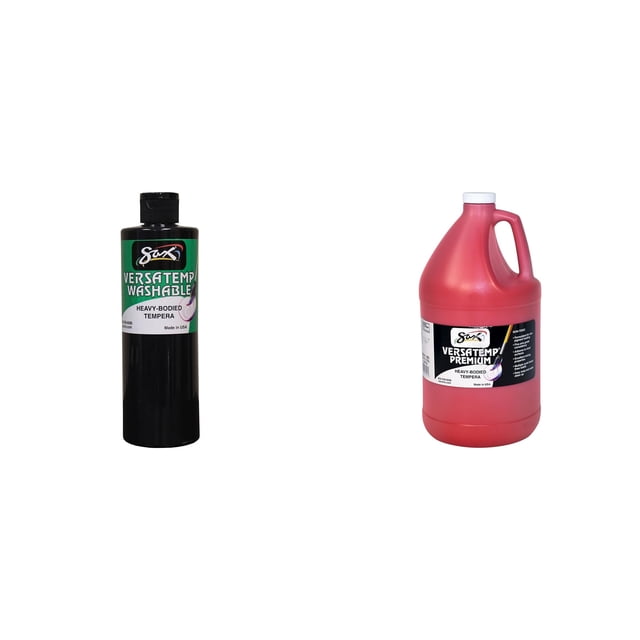 Pintura Casafoyer Versatemp, témpera de cuerpo pesado, color negro, 473 ml