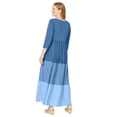 thumbnail image 2 of Woman Within Plus Size Colorblock Tiered Dress, 2 of 3