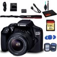 thumbnail image 1 of Canon EOS 1300D DSLR Camera with EF-S 18-55mm Lens (International Model) Includes Cleaning Kit and 32GB Memory Kit, 1 of 6