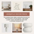 thumbnail image 3 of Villa Moda Nina-Hxy-1659 Table Lamp, White, 3 of 6