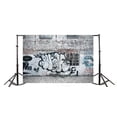thumbnail image 3 of ABPHOTO Polyester 7x5ft Photography Backdrop Graffiti Wall Urban Street Abstract Art Painting Backdrops for Photo Shoots Lovers Party Adult Kids Baby Personal Portrait Photo Background Studio Props, 3 of 4