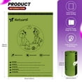 thumbnail image 2 of Bolsas biodegradables verdes para excremento de perro Natuural, 150 unidades, 2 of 8