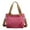 Hot Pink, variant on TechWave Retro Fashion One Shoulder Crossbody Women's Bag Large Capacity Fashion Handbag Women's Versatile Canvas Bag Women's Bag Leather Messenger Briefcase for Men Computer Work Bag for Women