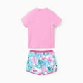 thumbnail image 2 of Disney Girls Swimsuits Minnie Graphic Swim Top and Shorts Bathing Suits 2 Pieces Sets Sizes 6-12, 2 of 12