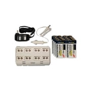 8 Bay 9 Volt Smart Charger + 8 x 9 Volt AccuLoop NiMH Batteries 220 mAh