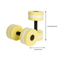 thumbnail image 3 of up to 65% off karymi Set of 2 Foam Light Sports Dumbbells Aquatic Gym Barbell Workout Handles EVA Foam Dumbbells for Water Aerobics Mens Gifts, 3 of 8