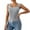 Grey, variant on Fiaer Tank Tops for Women Scoop Neck Sleeveless Casual Solid Color Comfy Slim Fit Seamless Wide Strap Camisole Stretch Tops White XL