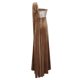 thumbnail image 3 of Vestido largo con abertura en la cadera decorativa con lentejuelas de un hombro a la moda para mujer Fridja  hj5870, 3 of 8