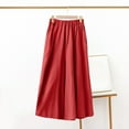 thumbnail image 2 of HVOBTTY Pants for Women, Wide Leg Pants Woman, Women's Oversized Loose and Straight Casual Pants With A Hanging Feel Long Pants Red,Free Size, 2 of 5