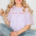 thumbnail image 5 of Witch, Please Typewriter - Women's Garment Dyed Graphic T-Shirt, 5 of 11