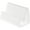 White, variant on Plymor Clear Acrylic Deluxe Business Card / Postcard Holder, 3.5" W x 2.875" D x 2.125" H
