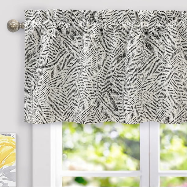 Cortina DriftAway Roman con cenefa térmica opaca de 132 x 46 cm