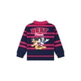 thumbnail image 3 of Mickey Mouse Toddler Boy Navy Long Sleeve Rugby Shirt, Sizes 12M-5T, 3 of 5