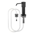 thumbnail image 1 of Dispensador de jabón con bomba integrada para dispensador de líquidos de encimera, accesorio de baño Negro, 1 of 9