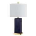 thumbnail image 2 of SAFAVIEH Wendi 23 in. Solid Ceramic Table Lamp, Navy Blue, 2 of 4